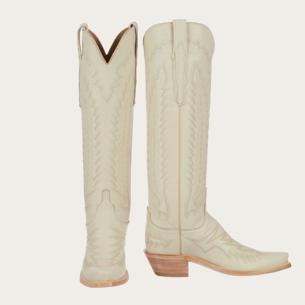 Lucchese Priscilla Glitz Cream